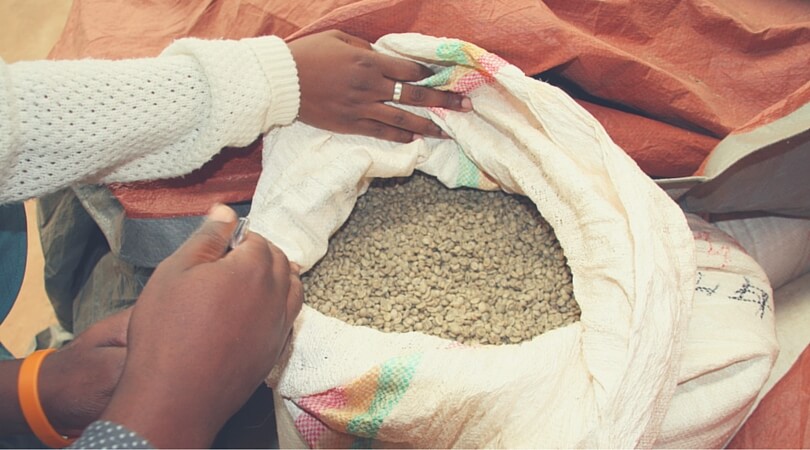 Lagerung des Kaffees