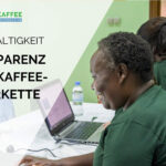 Kaffeeproduzentinnen beim Blockchain-Training