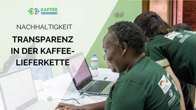 Kaffeeproduzentinnen beim Blockchain-Training