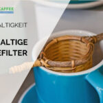 Kaffeetasse mit Filter aus Holz
