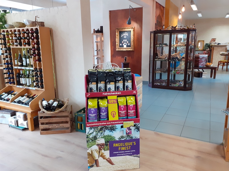 Angelique's Finest Kaffee im Weltladen Kiel