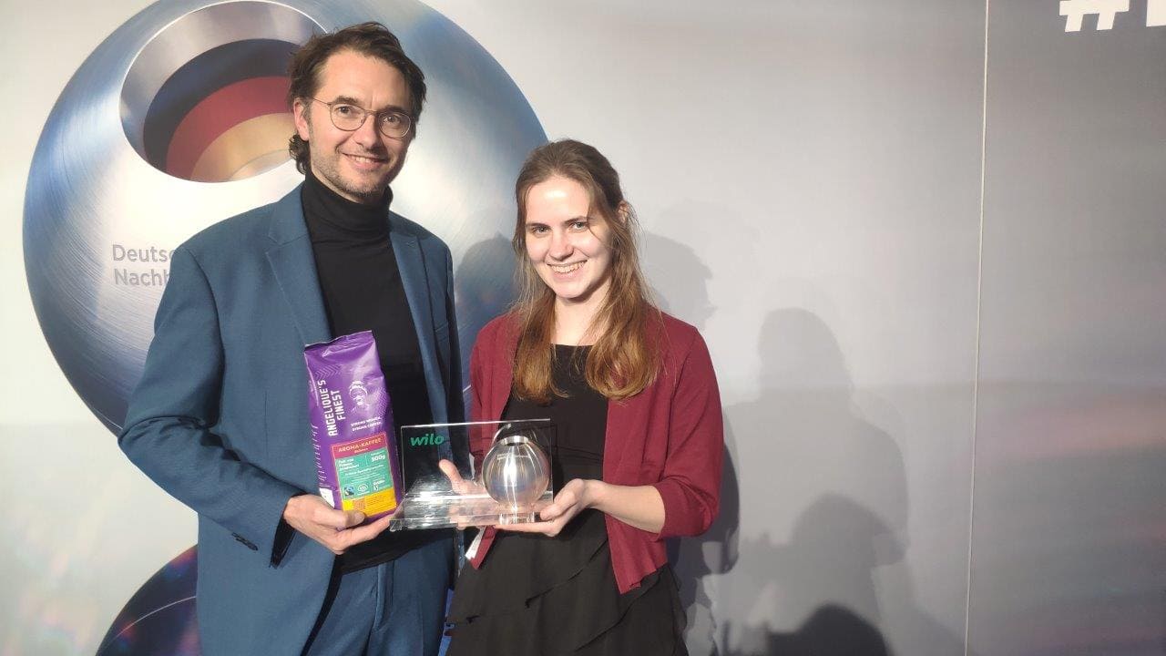 Gründer der Kaffee Kooperative als Sieger des deutschen Nachhaltigkeitpreises 2024