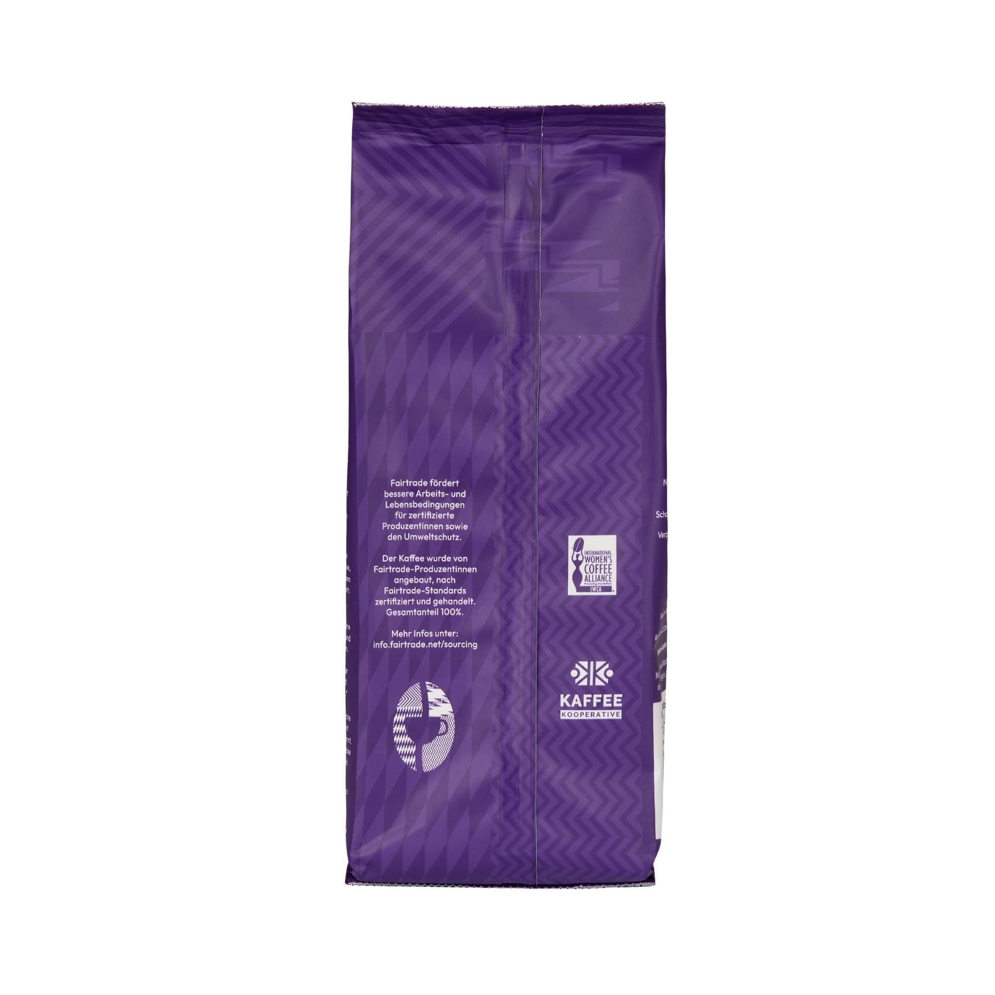 Rückseite der 500g Verpackung vom Angelique’s Finest