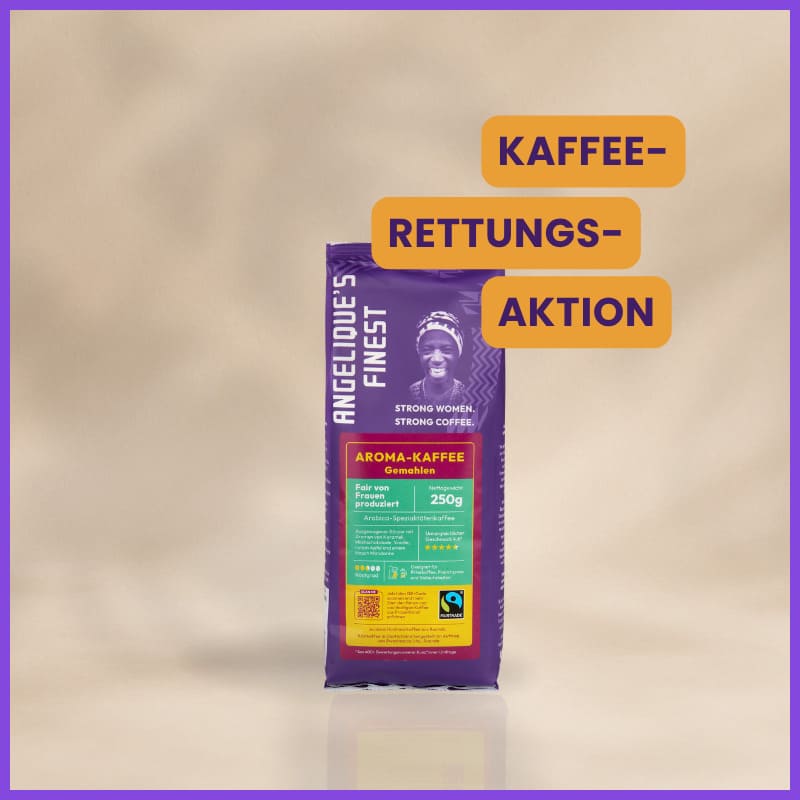 Kaffee-Rettungs-Aktion Aroma-Kaffee 250g MHD 09.2026