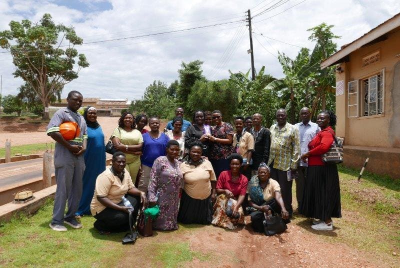 Gruppenfoto einer Frauen Kooperative in Ruanda