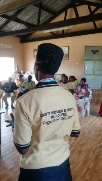 Kaffee Kooperative in Ruanda
