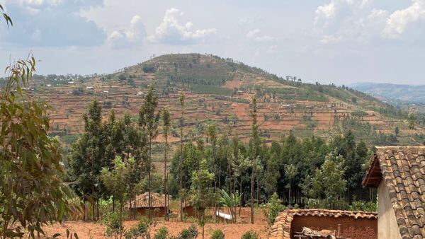Landschaft Maraba, Ruanda.