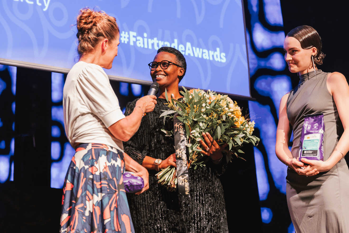 Angelique bei den Fairtrade Awards 2024