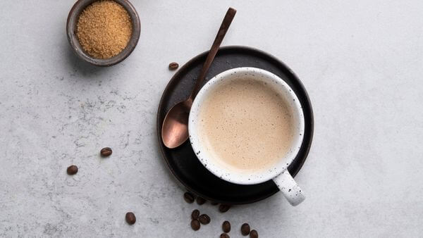 Fertig zubereiteter Cappuccino